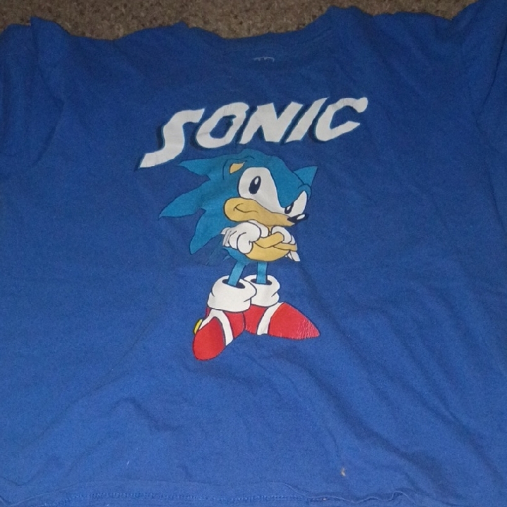 Sonic Graphic Short Sleeve Tee - Blue